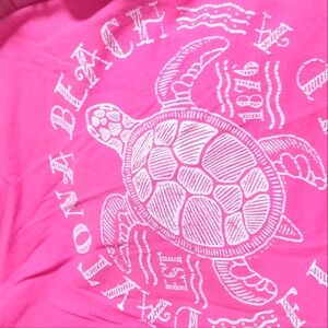 Simply southern Florida  sea turtle long sleeve tshirt size M